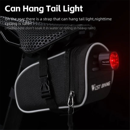 585Sacoche de selle de vélo 1L, toile Oxford réfléchissant