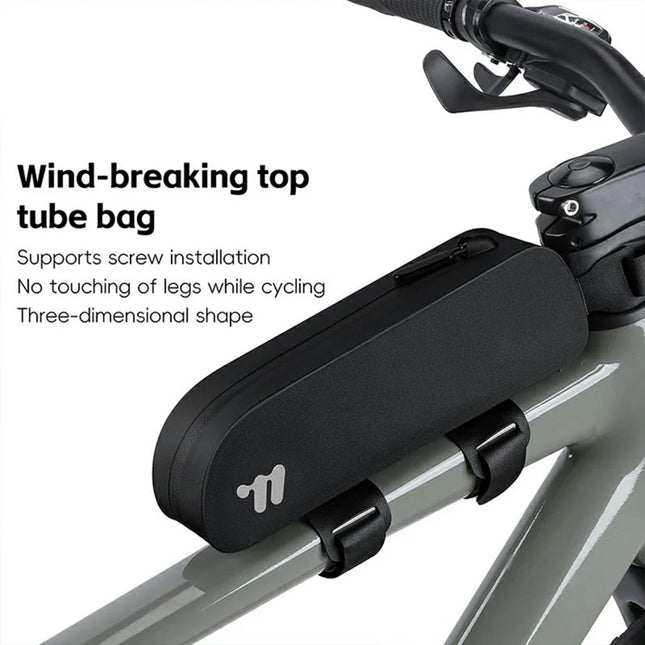611 Waterproof Road Bike Frame Bag MTB 0.7L - Black