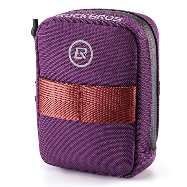 1481Borsa da sella per bicicletta, borsa per bicicletta leggera 0,35L multifunzionale - Viola