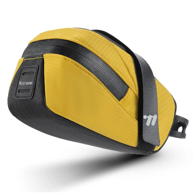 1146Sacoche de selle de vélo 0,8L en polyester - Jaune