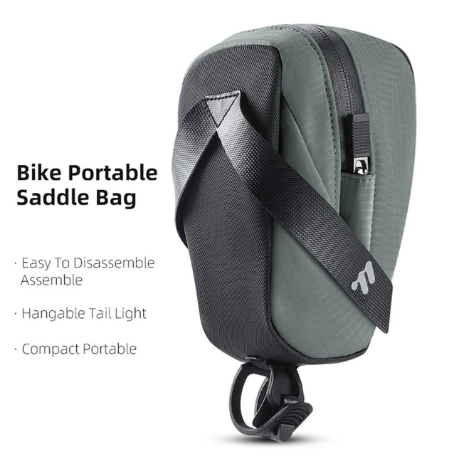 803Borsa da sella per bicicletta 0,8L in poliestere - Verde