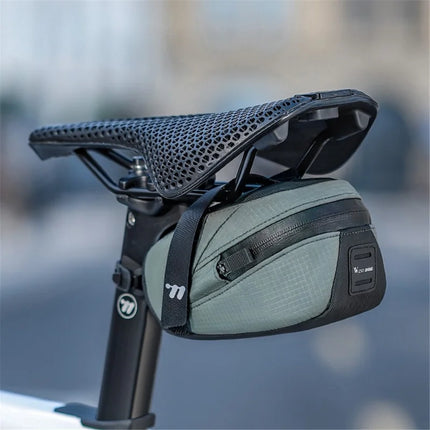 803Borsa da sella per bicicletta 0,8L in poliestere - Verde