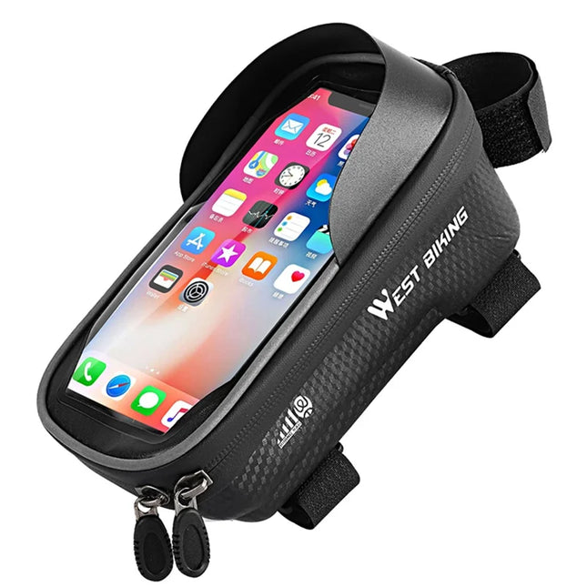 707 Bicycle Top Tube Bag with Touch Screen Holder Case