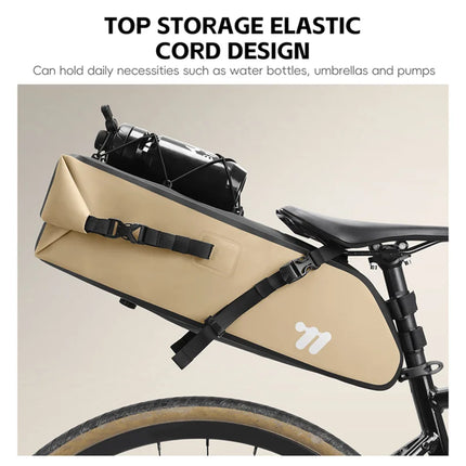Borsa impermeabile espandibile per zaino da bici