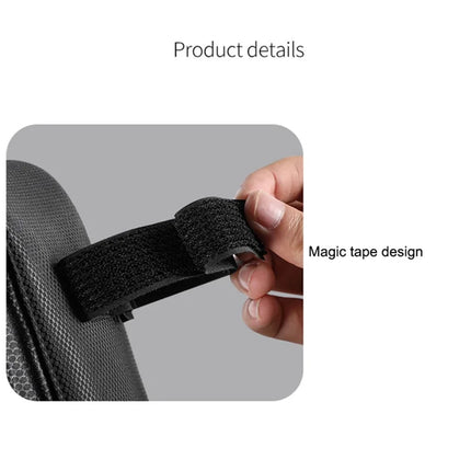 1730Bolsa de bicicleta impermeable para teléfono con pantalla táctil de 7,0 pulgadas - Negro