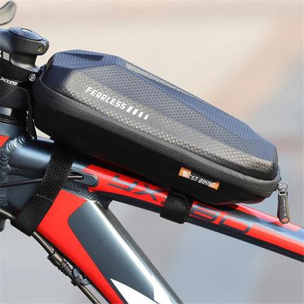 1045Sacoche de vélo à coque rigide 1,5L tube supérieur avant étanche en EVA