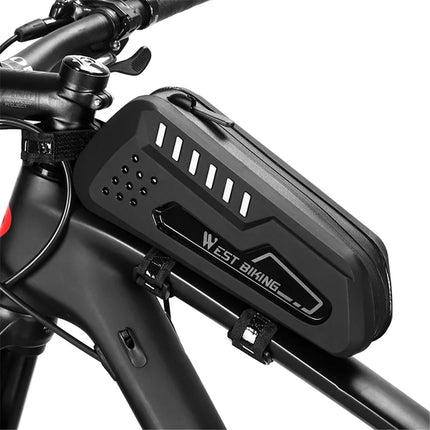 1754 Bolsa de tubo superior para bicicleta - Negro