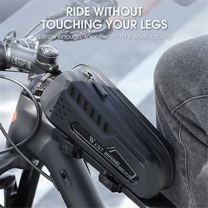 1754 Bolsa de tubo superior para bicicleta - Negro