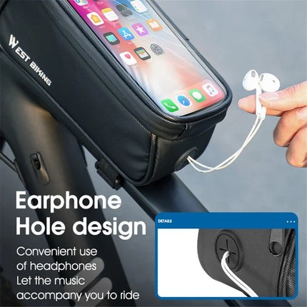 2330 Bolsa impermeable para teléfono de bicicleta