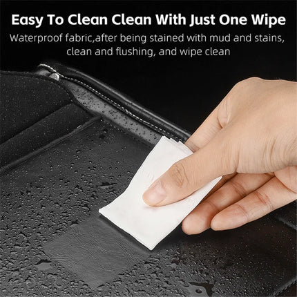 1104Sacoche de selle latérale double  en cuir PU rétro  - Kaki