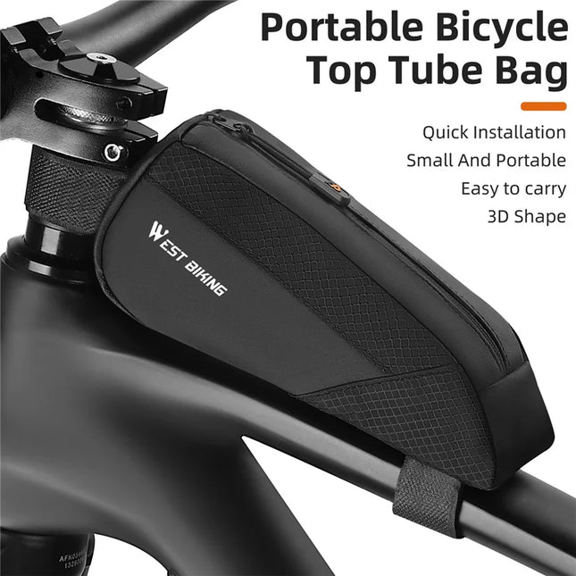 781Sacoche de tube supérieur de vélo en polyester