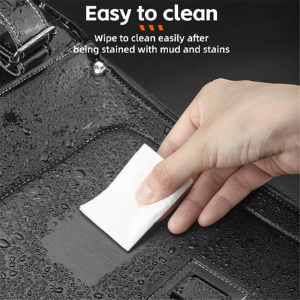 1651 Bolsa de almacenamiento para portaequipajes trasero de bicicleta - Negro