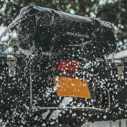 1256Bolsa trasera de moto 50L, bolsa trasera de bicicleta en PVC impermeable