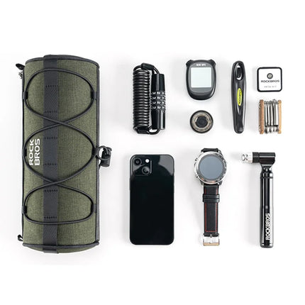 1836 Cylindrical Bag Suspended on Bicycle Handlebar in Polyethylene