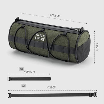 1836 Cylindrical Bag Suspended on Bicycle Handlebar in Polyethylene