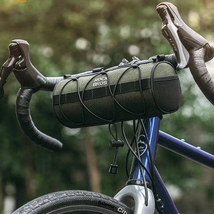 1836 Cylindrical Bag Suspended on Bicycle Handlebar in Polyethylene
