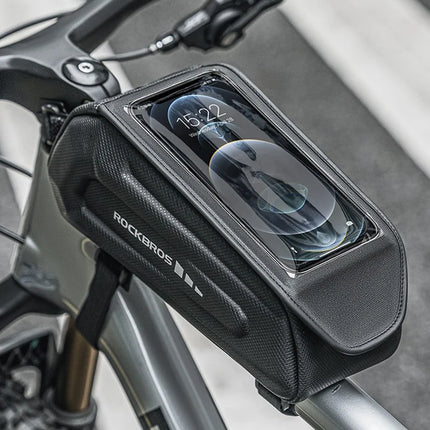 1634 Polyester and PU Bike Frame Bag