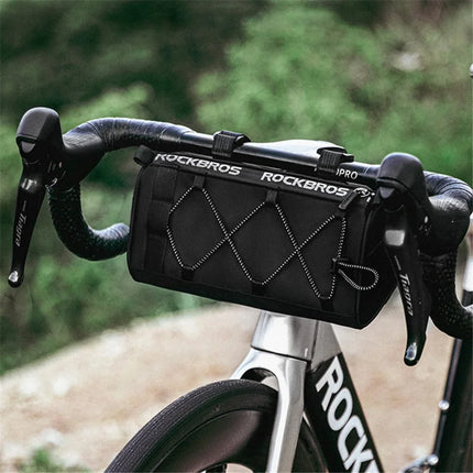 1253 Sac de guidon de vélo sangle d'épaule pour vélo de route et VTT - Nero