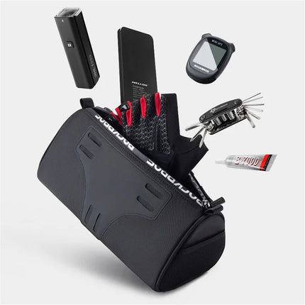 1253 Sac de guidon de vélo sangle d'épaule pour vélo de route et VTT - Nero