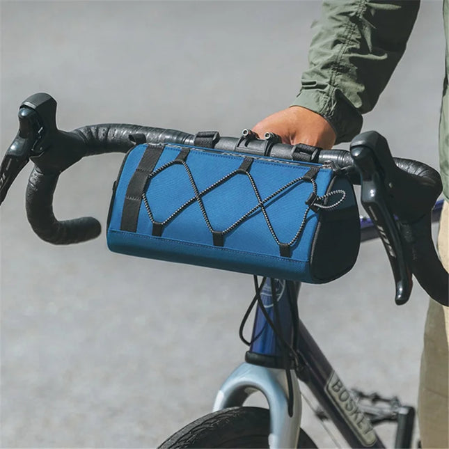 645Sacoche de guidon de vélo de route, VTT, cyclisme - Bleu