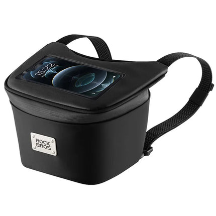 1222Borsa anteriore con schermo tattile impermeabile per scooter