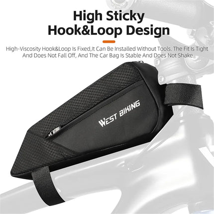 1230 Bolsa de tubo superior para bicicleta