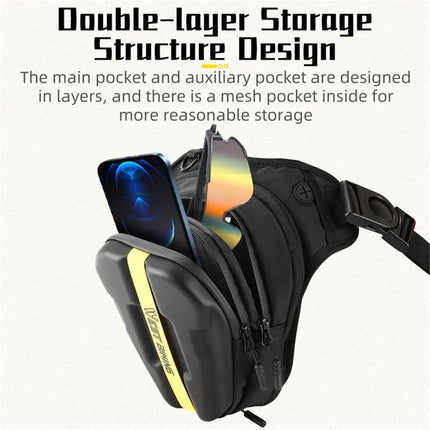 1630 Leg pouch shoulder bag - Black