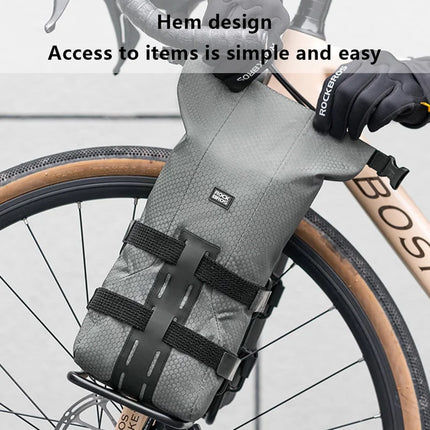 1258Sacoche de fourche avant de vélo en TPU pour vélo de route, VTT, cyclisme