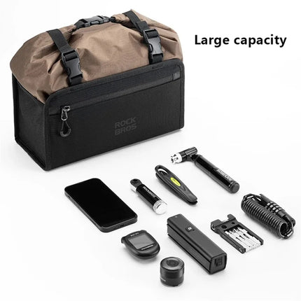 1010Sacoche de guidon de vélo suspendue  rangement avant de vélo détachable