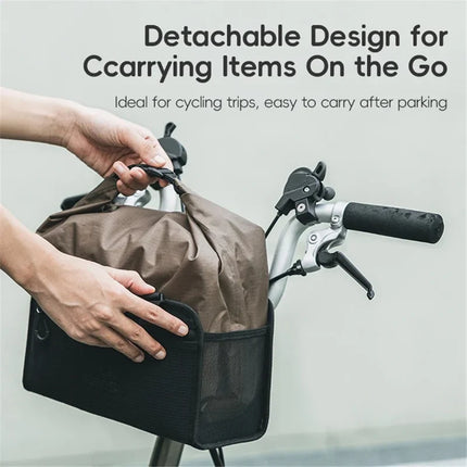 1010Sacoche de guidon de vélo suspendue  rangement avant de vélo détachable