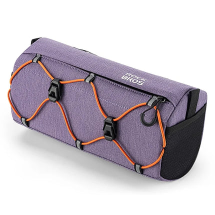 1711Sacoche de guidon de vélo suspendue en polyester réfléchissant - Violet