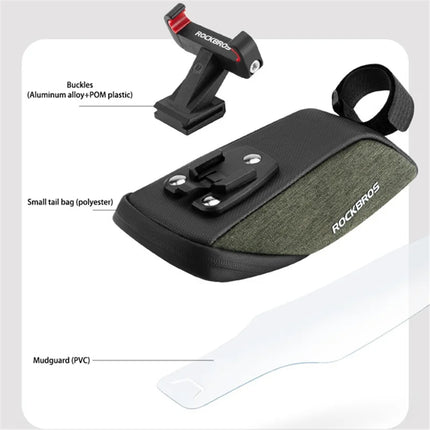 2257Bolsa de sillín de bicicleta ROCKBROS con guardabarros
