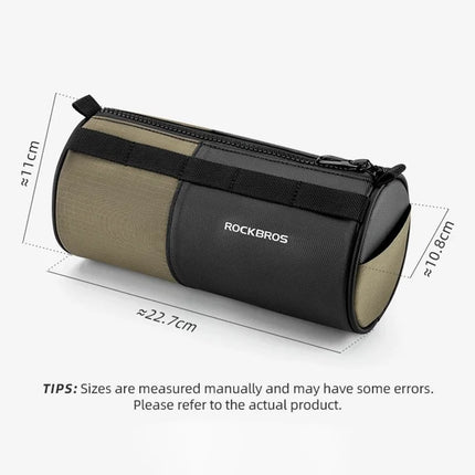 1560ROCKBROS Sacoche de Guidon de Vélo en Polyester et PU