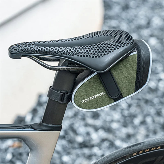 2365Bolsa de sillín de bicicleta ROCKBROS 0.45L - Fijación de velcro