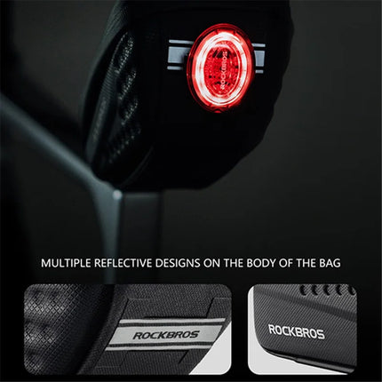 427ROCKBROS 30130050001 Borsa da Sella per Bicicletta 0.8L con Parafango