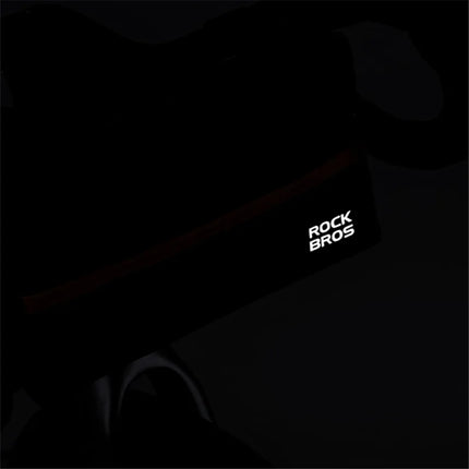 1387Sacoche de guidon de vélo 1,3L, pochette de rangement  - Vert armée