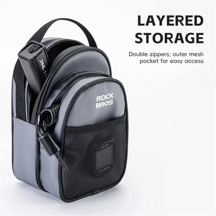 900 Front bag for Brompton folding bike in PVC-coated mesh fabric - Green