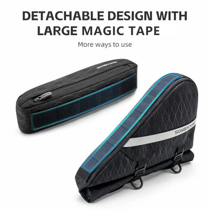 1324Sacoche de Guidon de Vélo 2-en-1 en Polyester