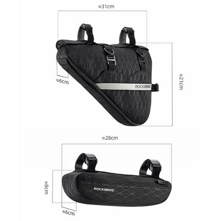 1324Sacoche de Guidon de Vélo 2-en-1 en Polyester