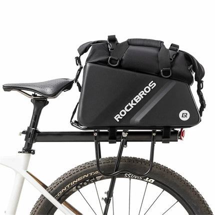 552Sacoche de porte-bagages arrière de vélo à coque rigide EVA + PU