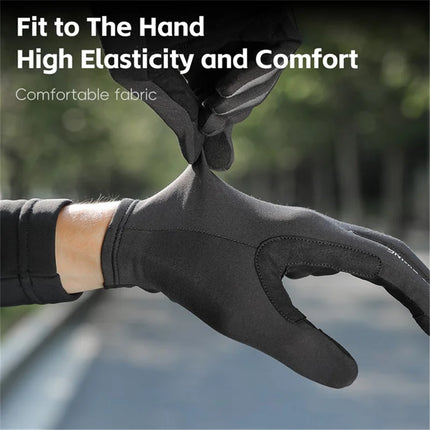 736 Shock-absorbing gloves, full-finger touchscreen mittens for MTB