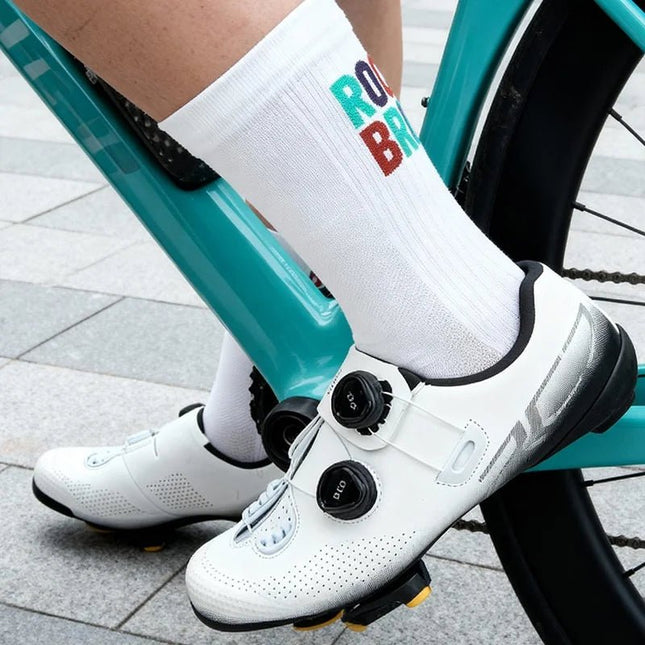 Paar atmungsaktive antibakterielle Fahrradsocken