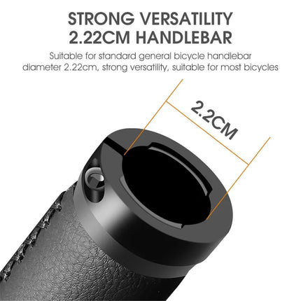 1355Funda de Manillar Antideslizante de Cuero Suave