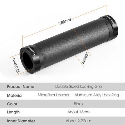 1355Funda de Manillar Antideslizante de Cuero Suave