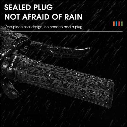 1793 Manillares de bicicleta antideslizantes - Negro