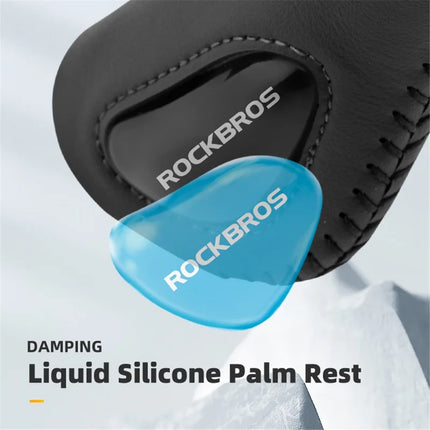 1704 Coppia di manopole per bici da MTB antiscivolo e antiurto - Marrone