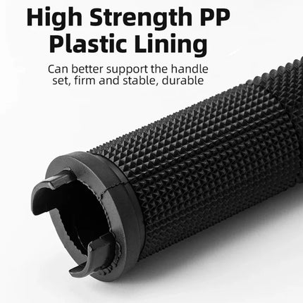 1382 Coppia di manopole per bici in microfibra e pelle