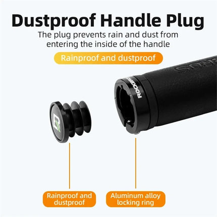 1382 Coppia di manopole per bici in microfibra e pelle