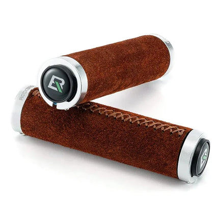 1795 Paar echte Leder Fahrradlenkergriffe