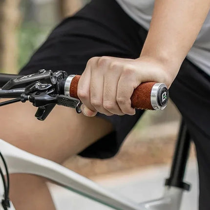 1795 Paar echte Leder Fahrradlenkergriffe